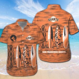 San Francisco Giants All Over Printed Hawaiian Shirt e088
