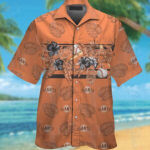 San Francisco Giants All Over Printed Hawaiian Shirt Aloha Tropical