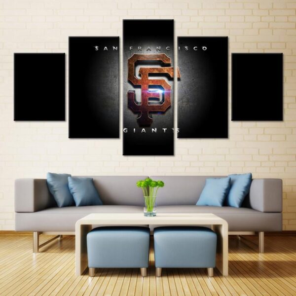 San Francisco Giants Sports Team ? Sport 5 Panel Canvas Art Wall Decor
