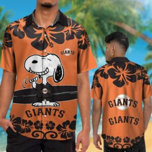 San Francisco Giants Palm Tree Hawaiian Shirt - USALast