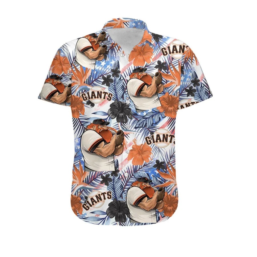 Funny San Francisco Giants Custom Name Hawaiian Shirt - Giantsfanhome.com