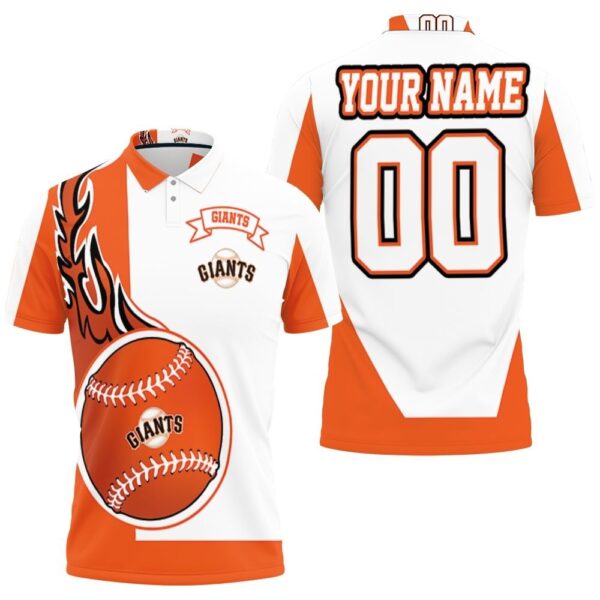 San Francisco Giants 3d Personalized Polo Shirt